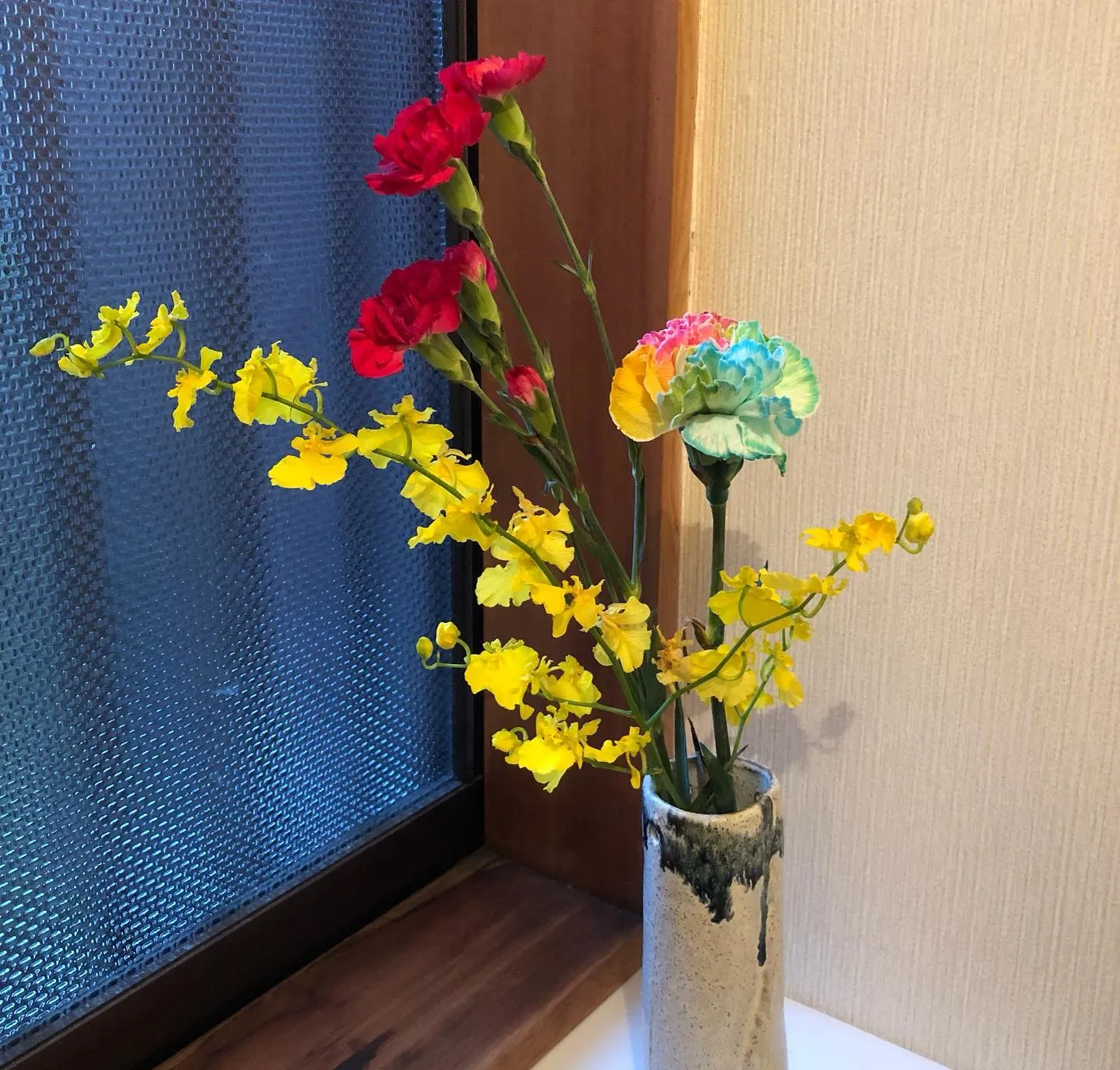 イベント前日にお花を新しくしました。